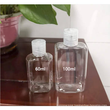 clear cosmetic makeup remover plastic PET bottle